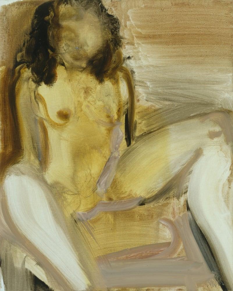 Marlene Dumas, Candle Light, 2000. Oil on canvas. 19 11/16 x 15 3/4 inches (50 x 40 cm). Photo: Felix Tirry. Courtesy the artist and Zeno X Gallery, Antwerp