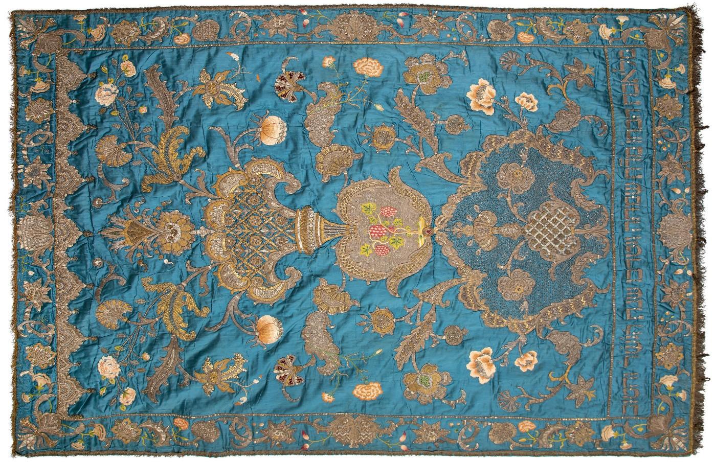 An Exquisite Parokhet (Torah Ark Curtain)