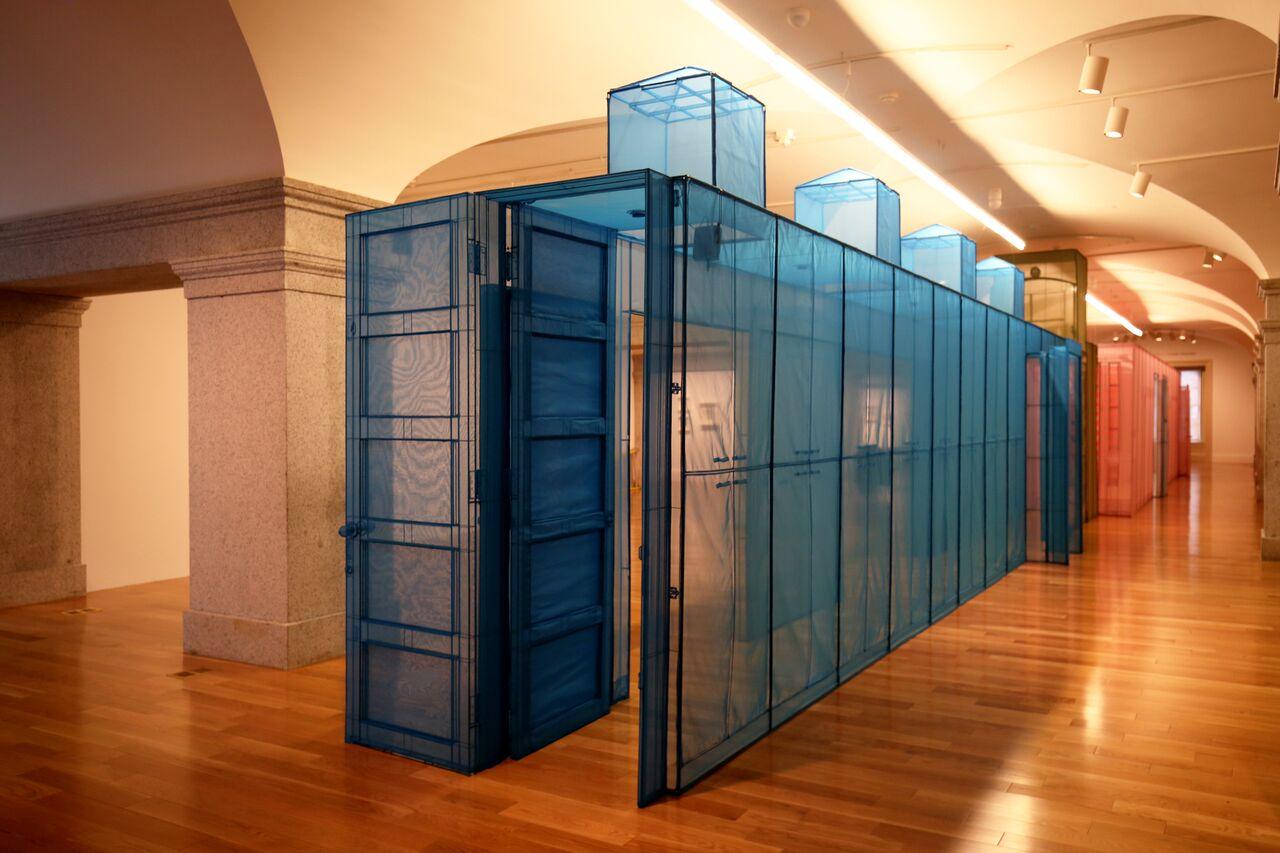 Installation shot of Do Ho Suh: Almost Home, Smithsonian American Art Museum, 2018