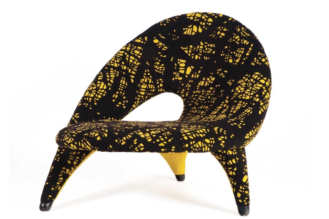 Arabesque Lounge Chair (1955) by Folke Jansson