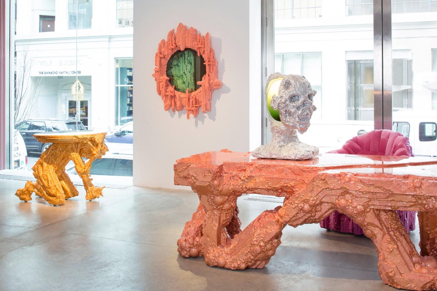 Installation view of Chris Schanck's 'Unhomely' at Friedman Benda.