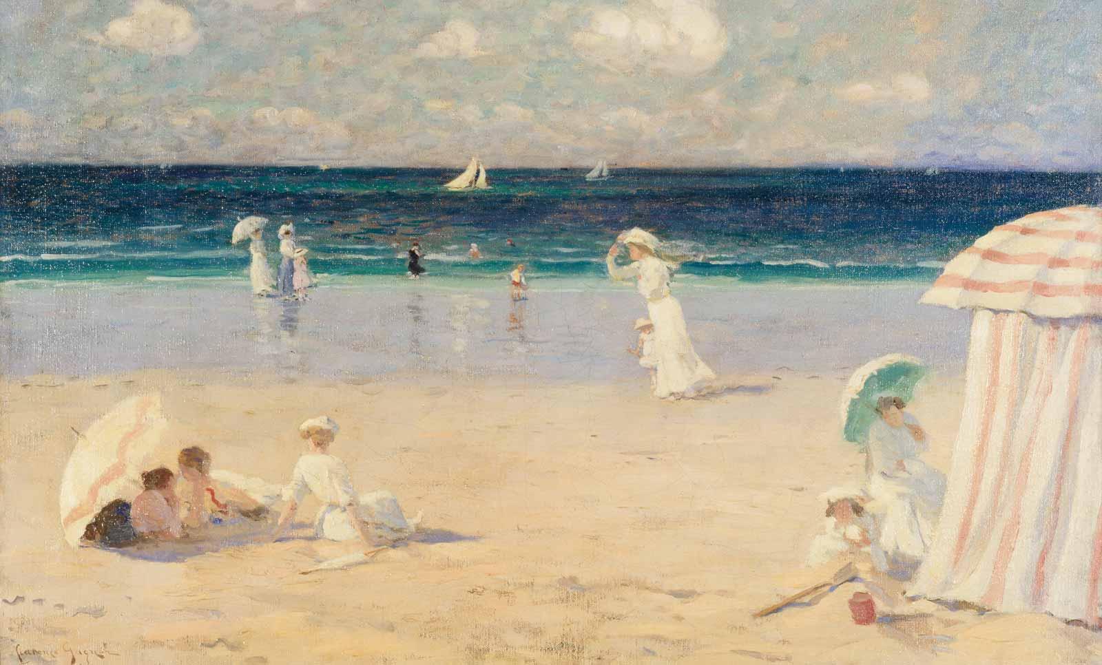 Clarence Gagnon, Summer Breeze at Dinard, 1907.