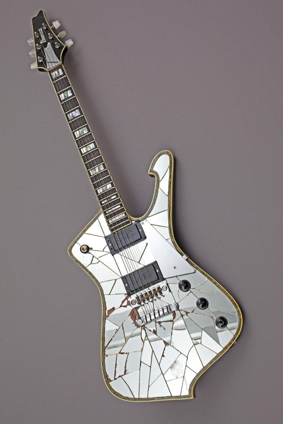 Paul Stanley of KISS collaborated with Jeff Hasselberger of Ibanez to create this guitar. Stanley used in live performances with KISS in 1979-80 and again in 1996-97.