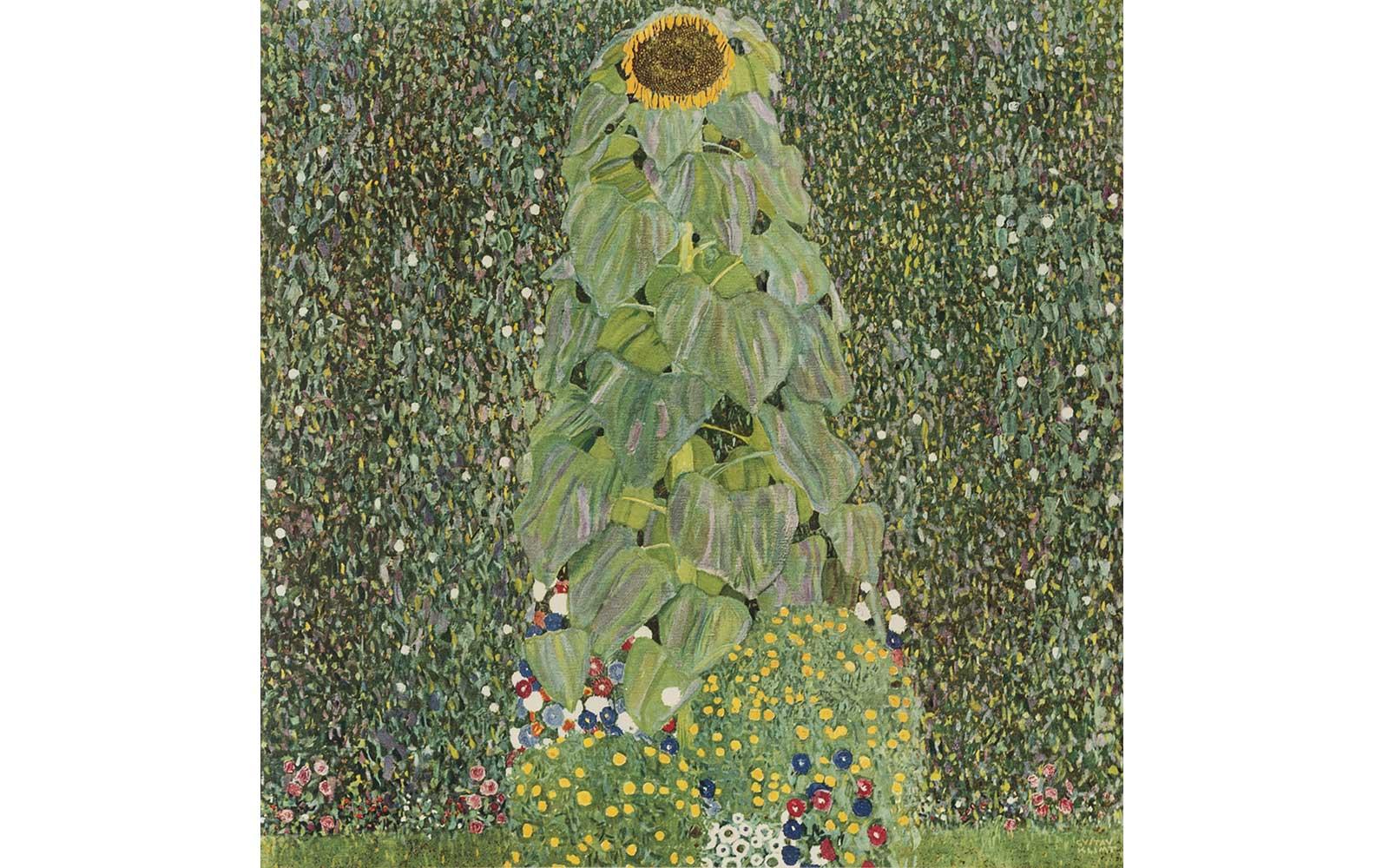 Gustav Klimt, Reproduction of Sunflower, 1907-08.