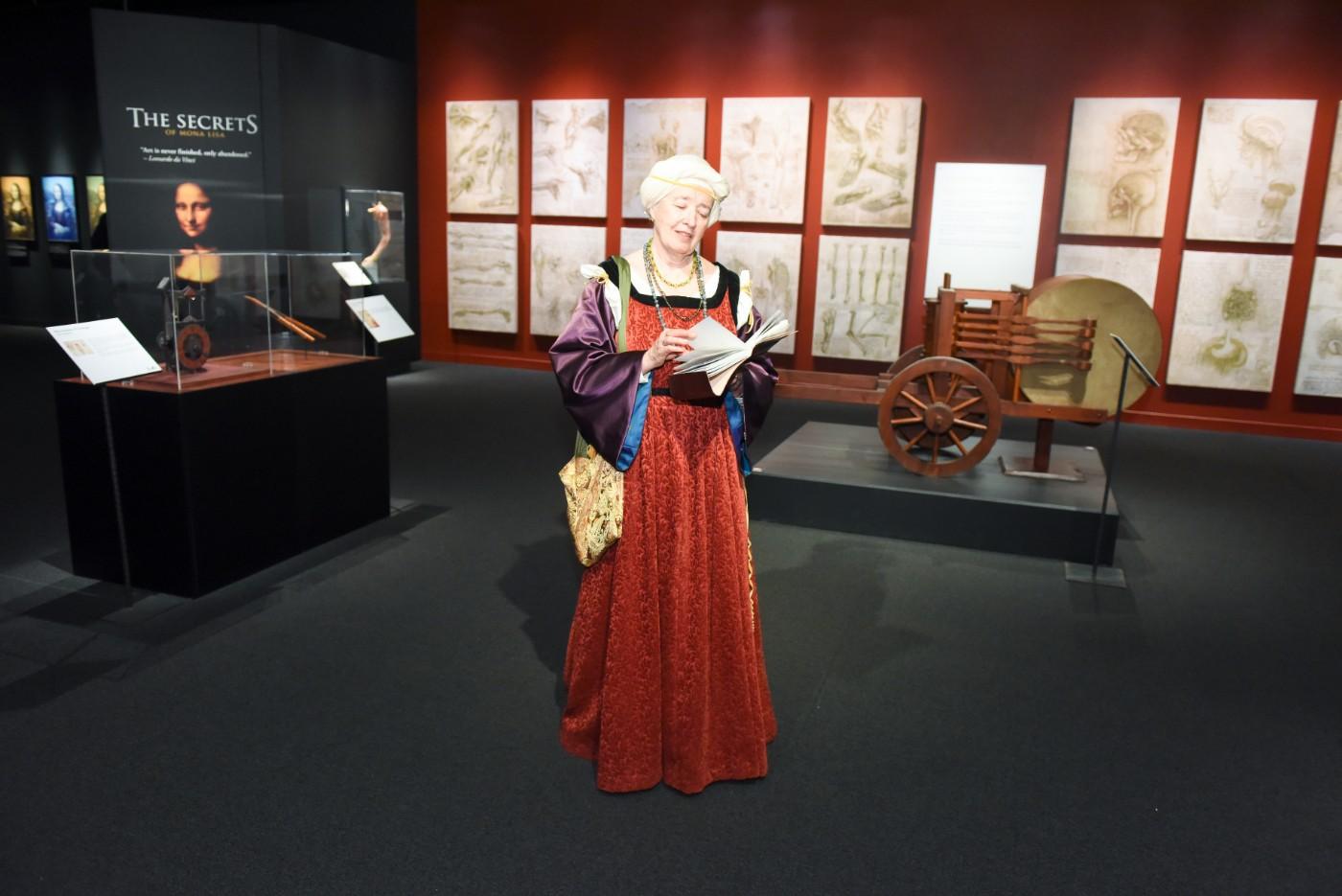 Historical re-enactors in period costumes help visitors get into the Renaissance spirit.