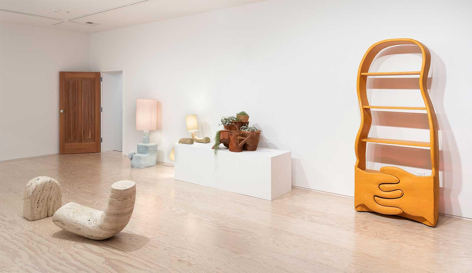 Installation view of the exhibition 'Enthroned' at Jessica Silverman.