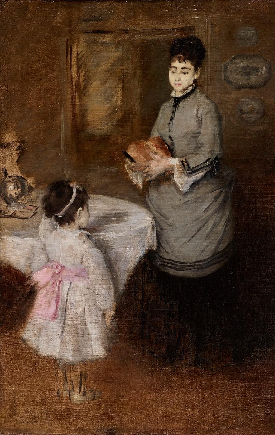 Eva Gonzalès, Afternoon Tea, c. 1874