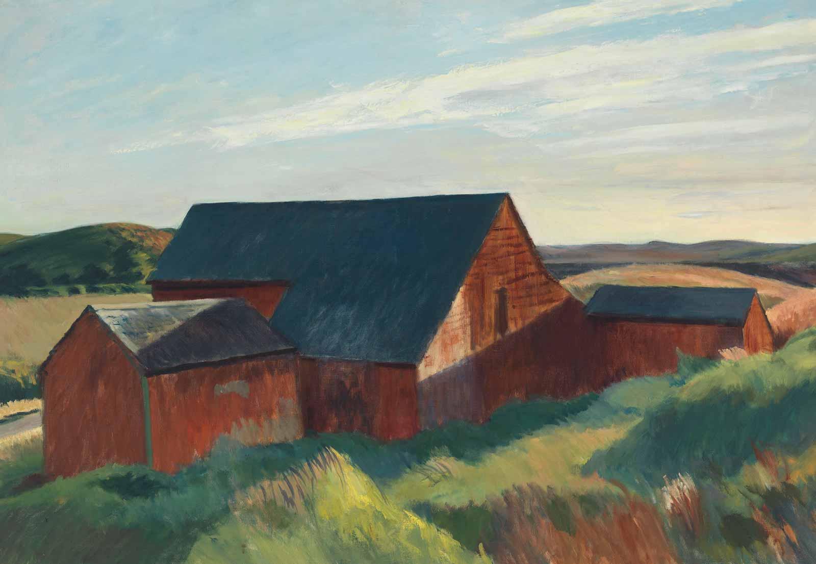 Edward Hopper, Cobb’s Barns, South Truro, 1930–1933.