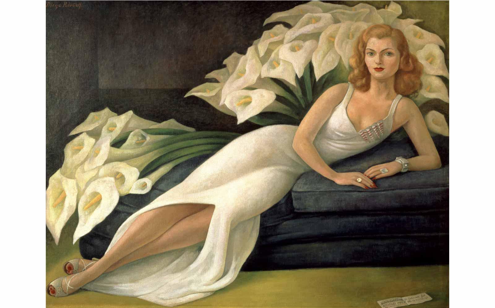 Diego Rivera, Portrait of Natasha Gelman, 1943.