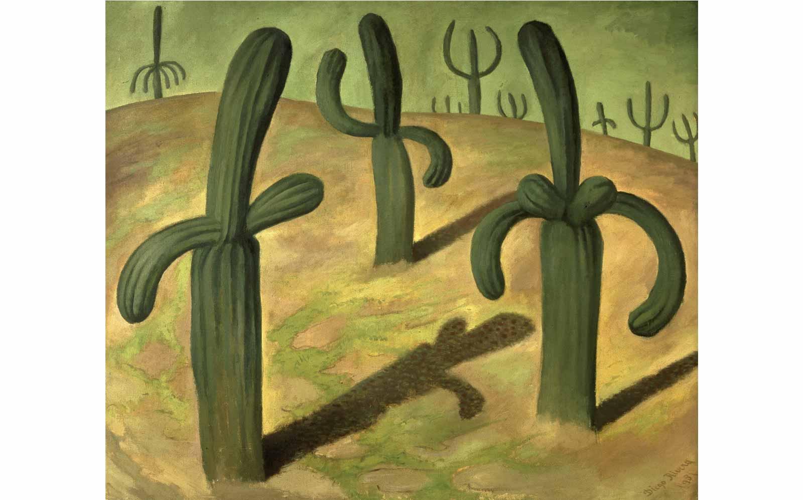 Diego Rivera, Landscape with Cacti, 1931.
