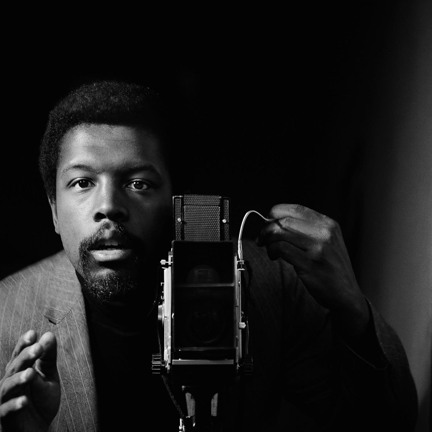 Kwame Brathwaite. Self-portrait, African Jazz-Art Society & Studios (AJASS), Harlem, ca. 1964.
