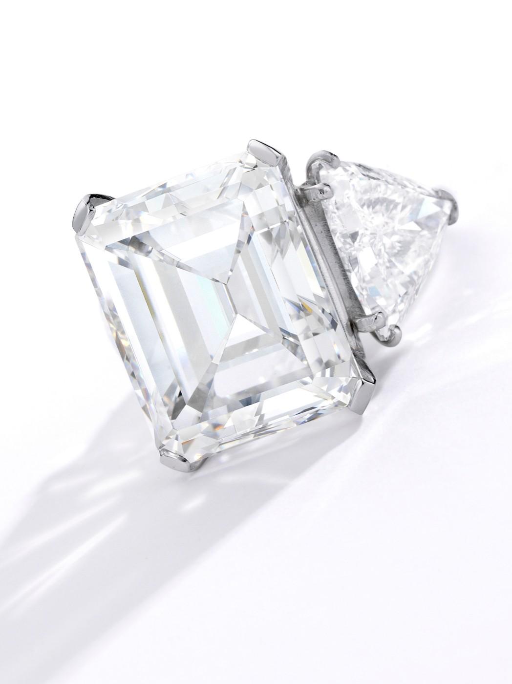 Barbara Sinatra's Diamond Engagement Ring