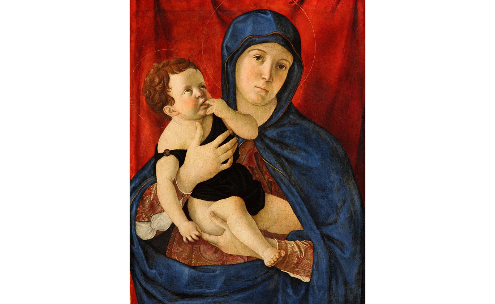 Madonna with child by Giovanni Bellini.
