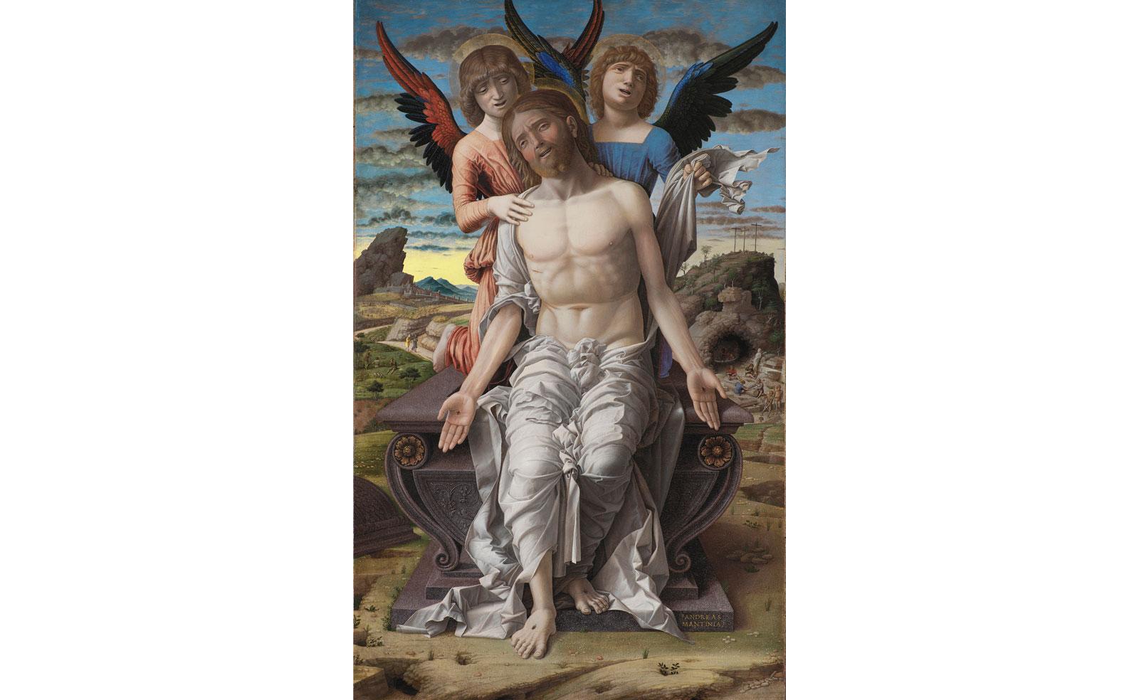 The Man of Sorrows by Andrea Mantegna.