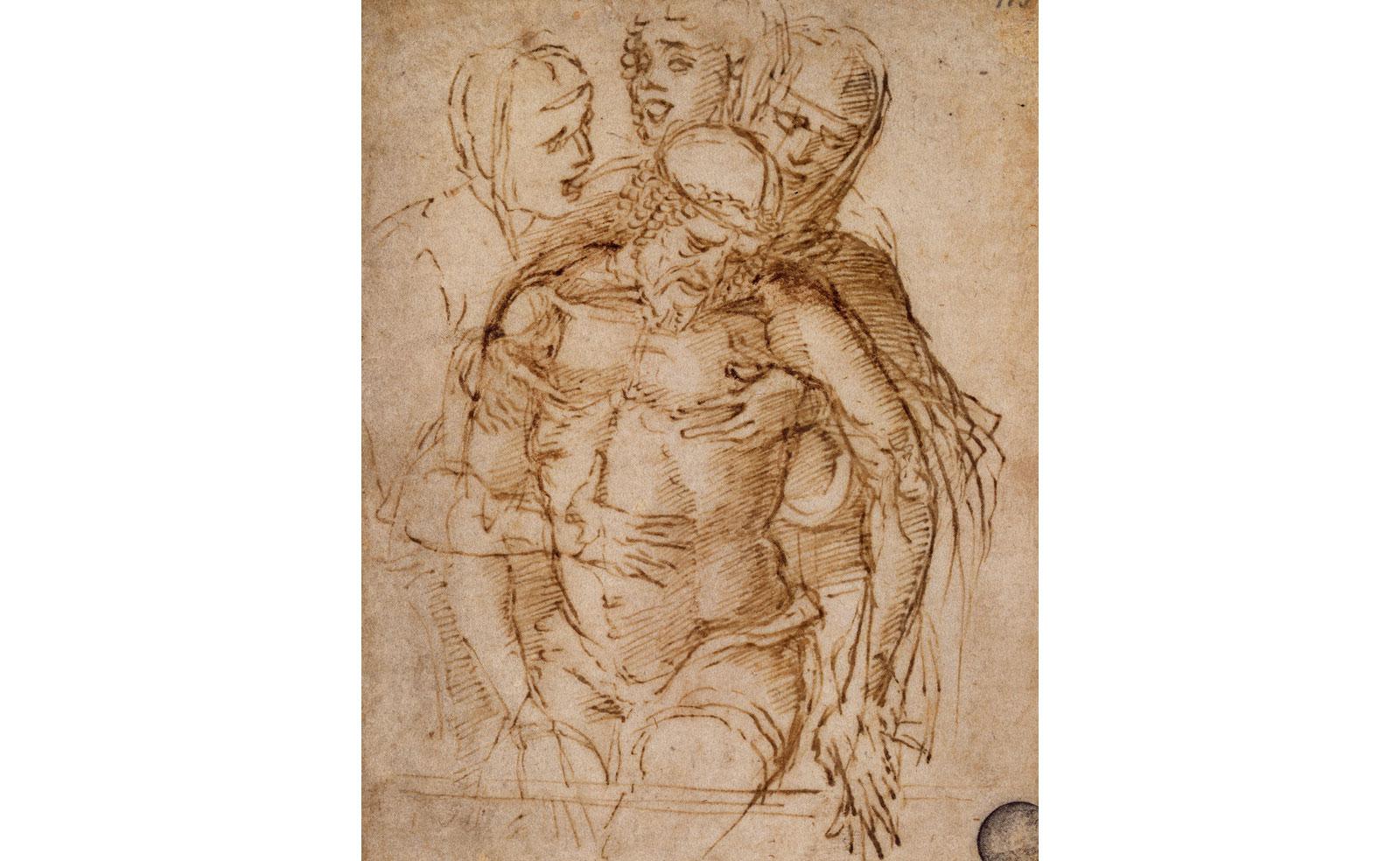 Pietà by Andrea Mantegna.