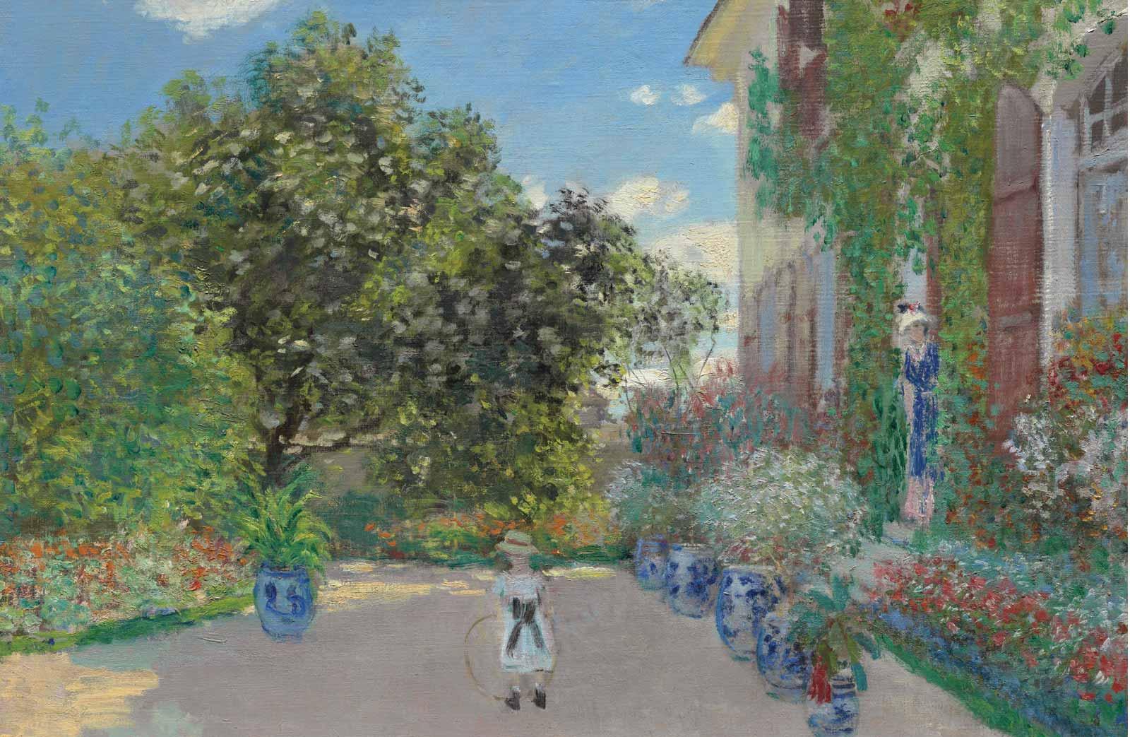 Claude Monet, The Artist’s House at Argenteuil, 1873.