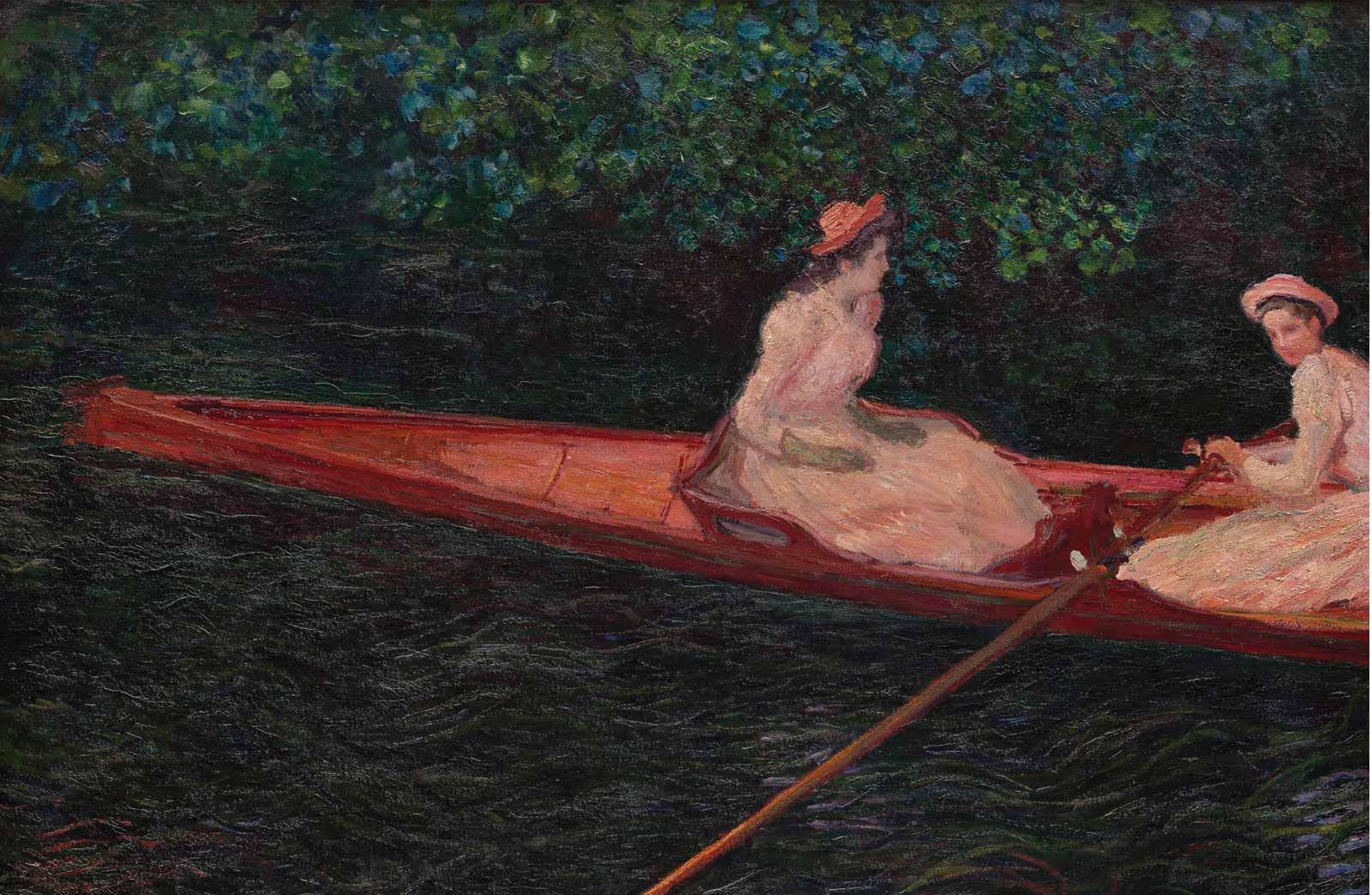 Claude Monet, The Canoe on the Epte, about 1890.