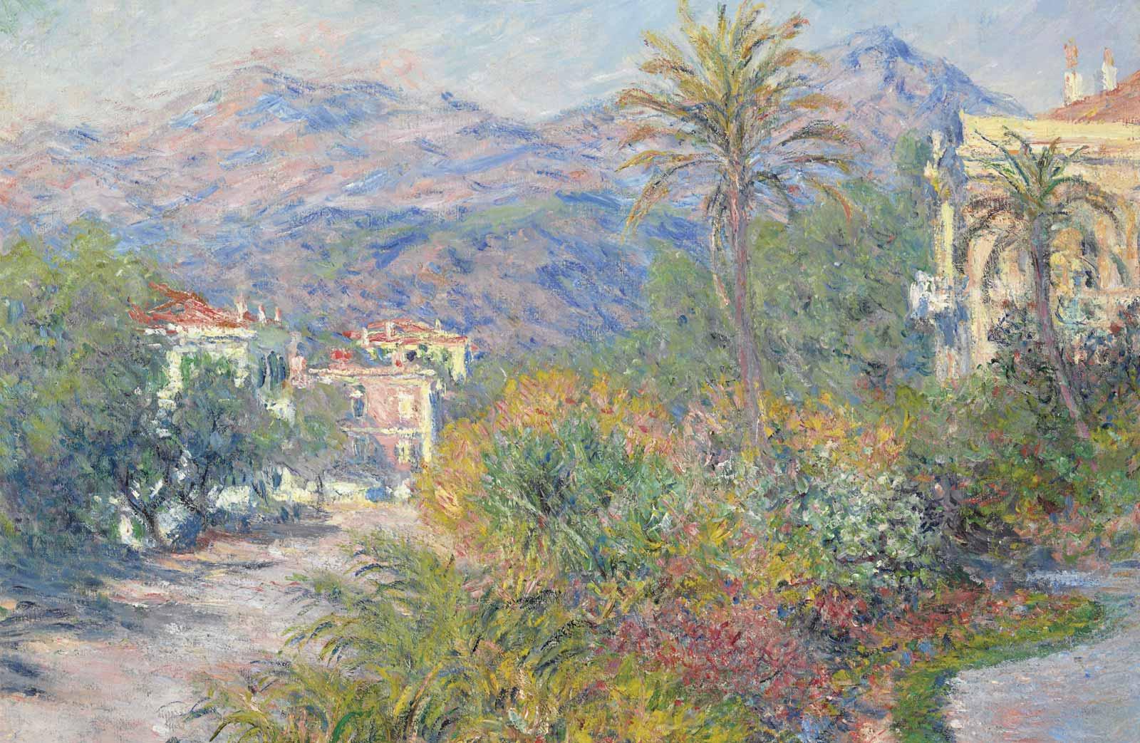 Claude Monet, The Strada Romana at Bordighera, 1884.