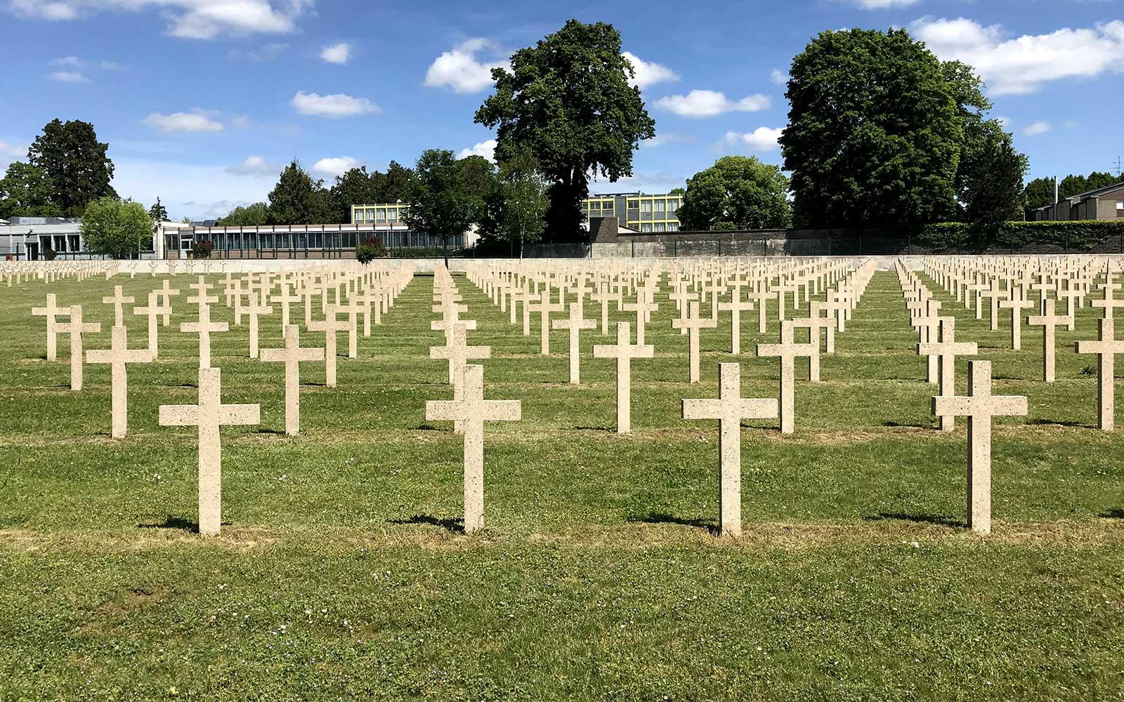 World War I Military Cemetery in Verdun-Bevaux.