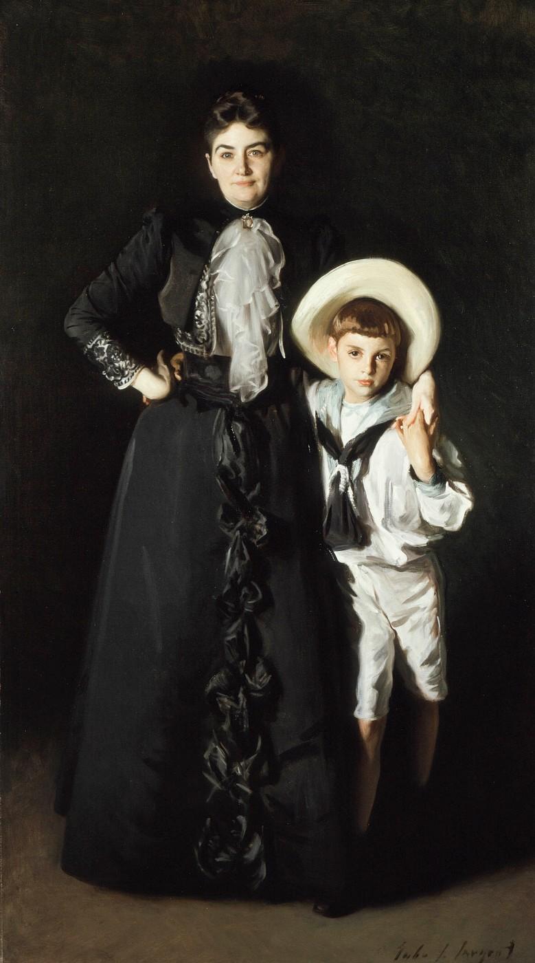 John Singer Sargent. Portrait of Mrs. Edward L. Davis and Her Son, Livingston Davis, 1890
