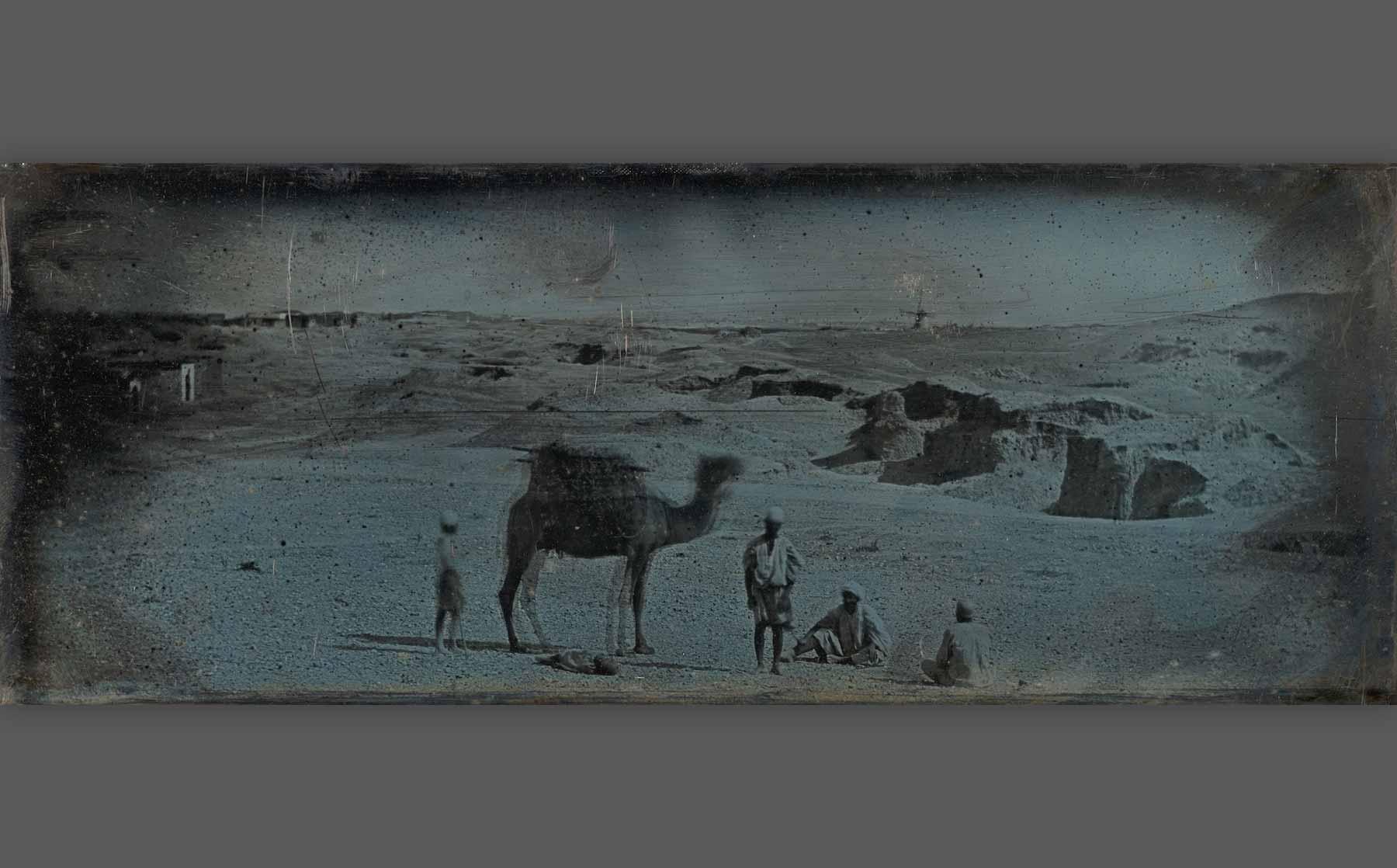 Girault de Prangey, “Desert near Alexandria” (1842), daguerreotype.