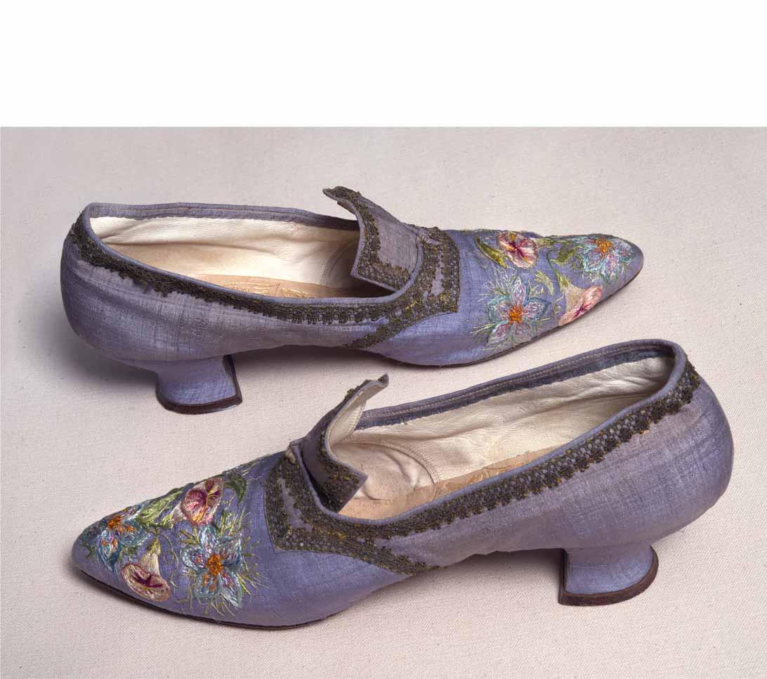 Embroidered Shoes by Marie Spartali Stillman.