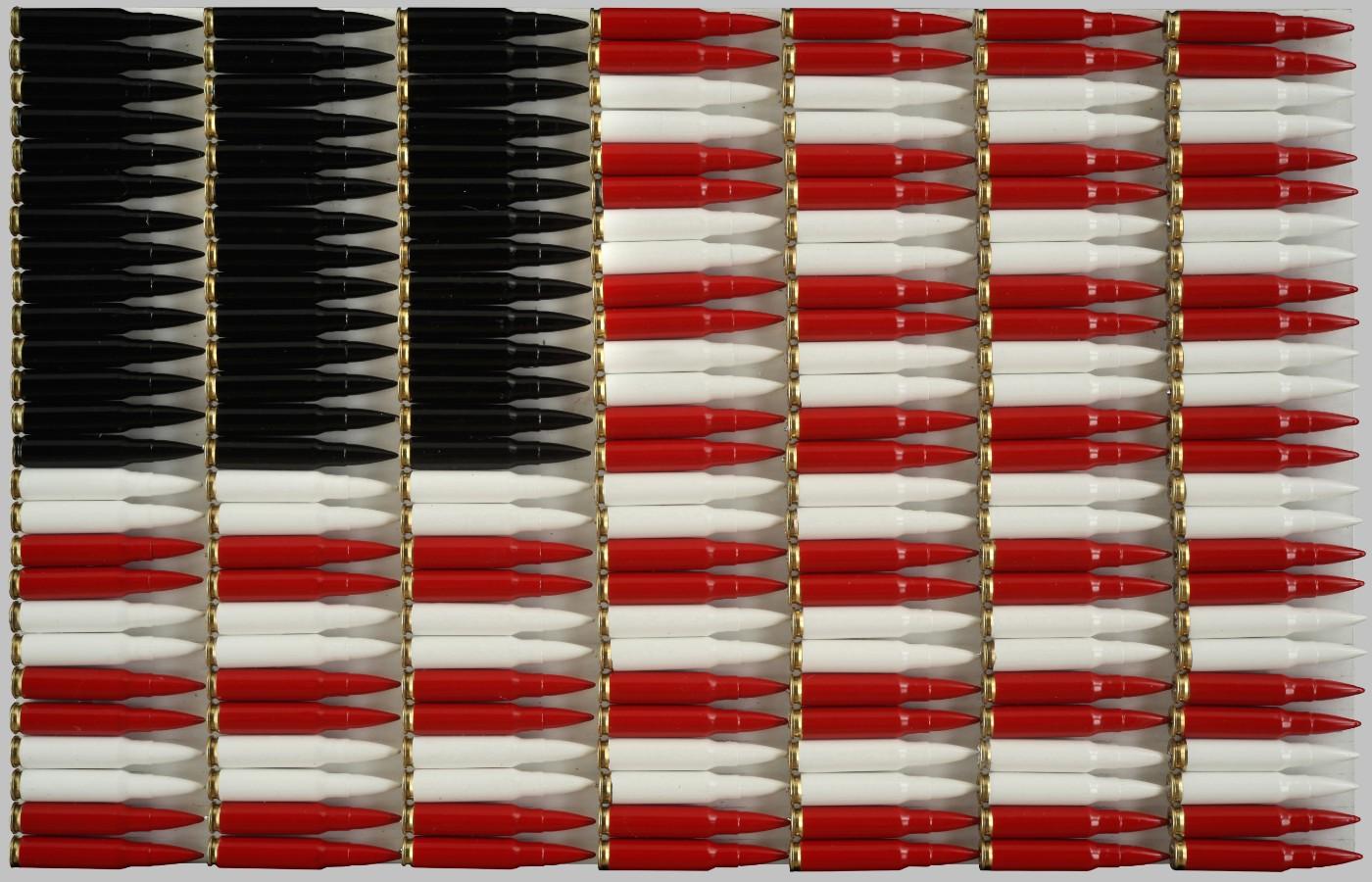 Michele Pred, Red White and Black, 2016