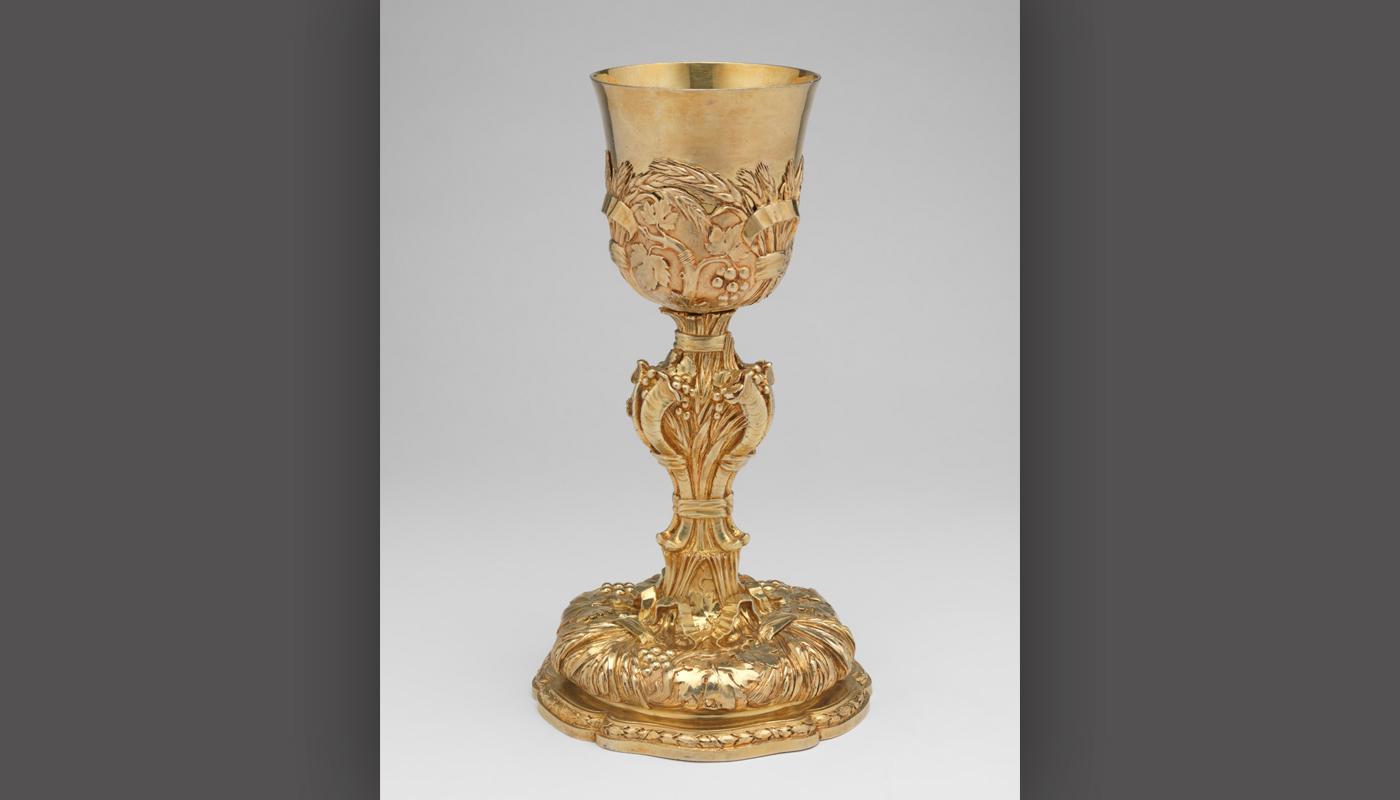 Chalice from the Orsini Mass Service, ca. 1768 Gilt silver.