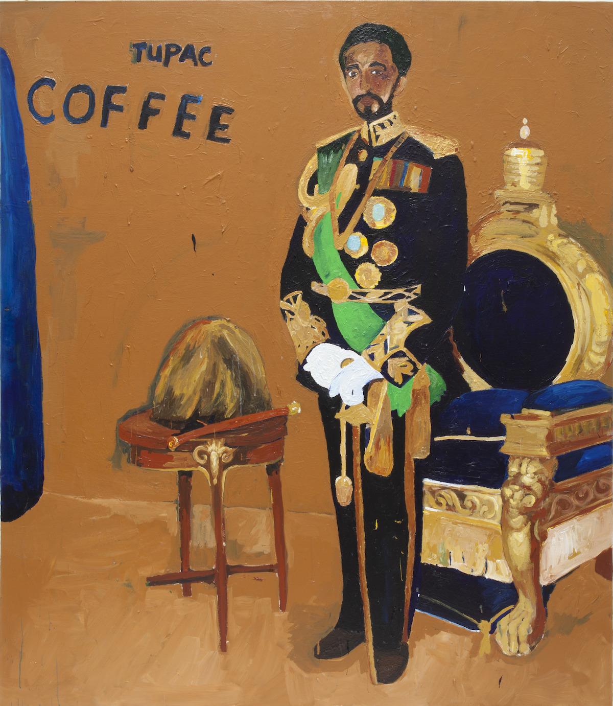 Henry Taylor, It's H. I. M., 2012. Acrylic on canvas, 84 × 72 in. (213.4 × 182.9 cm). Collection of Amy and Harris Schwalb. © Henry Taylor. Courtesy the artist and Hauser & Wirth. Photograph by Sam Kahn