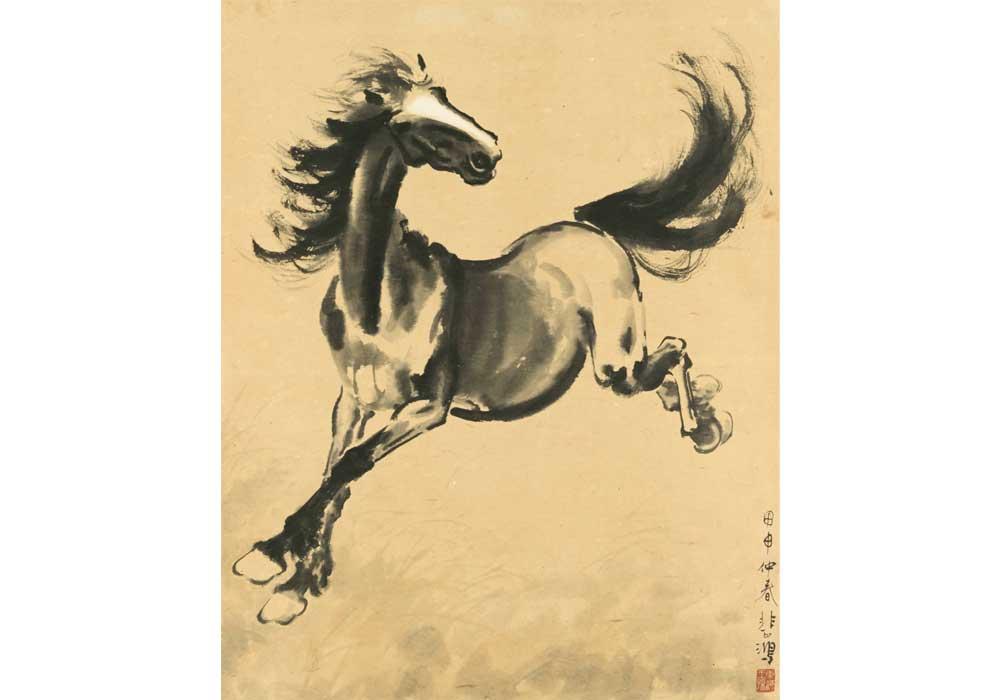 Xu Beihong, Horse, 1944