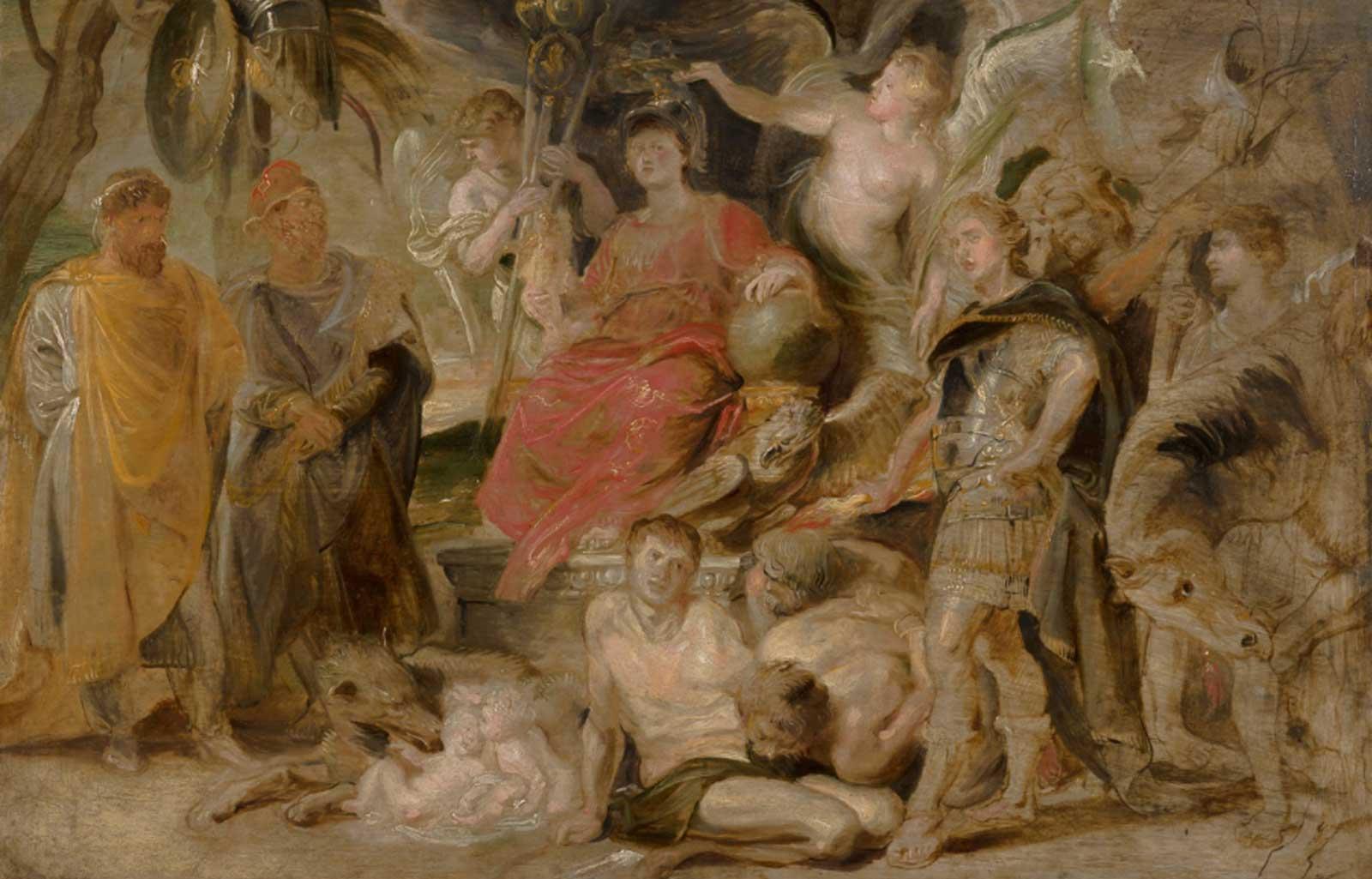 The Triumph of Rome: The Youthful Emperor Constantine Honoring Rome, ca. 1622–23, Peter Paul Rubens.
