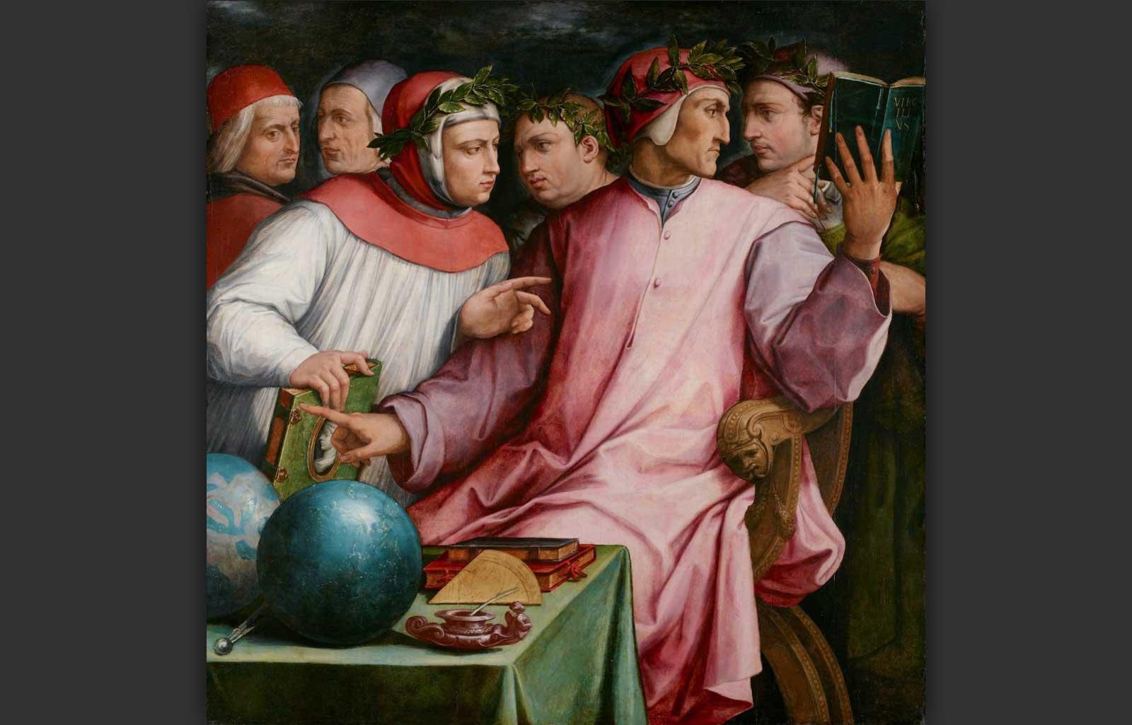 Six Tuscan Poets, 1544, Giorgio Vasari. 