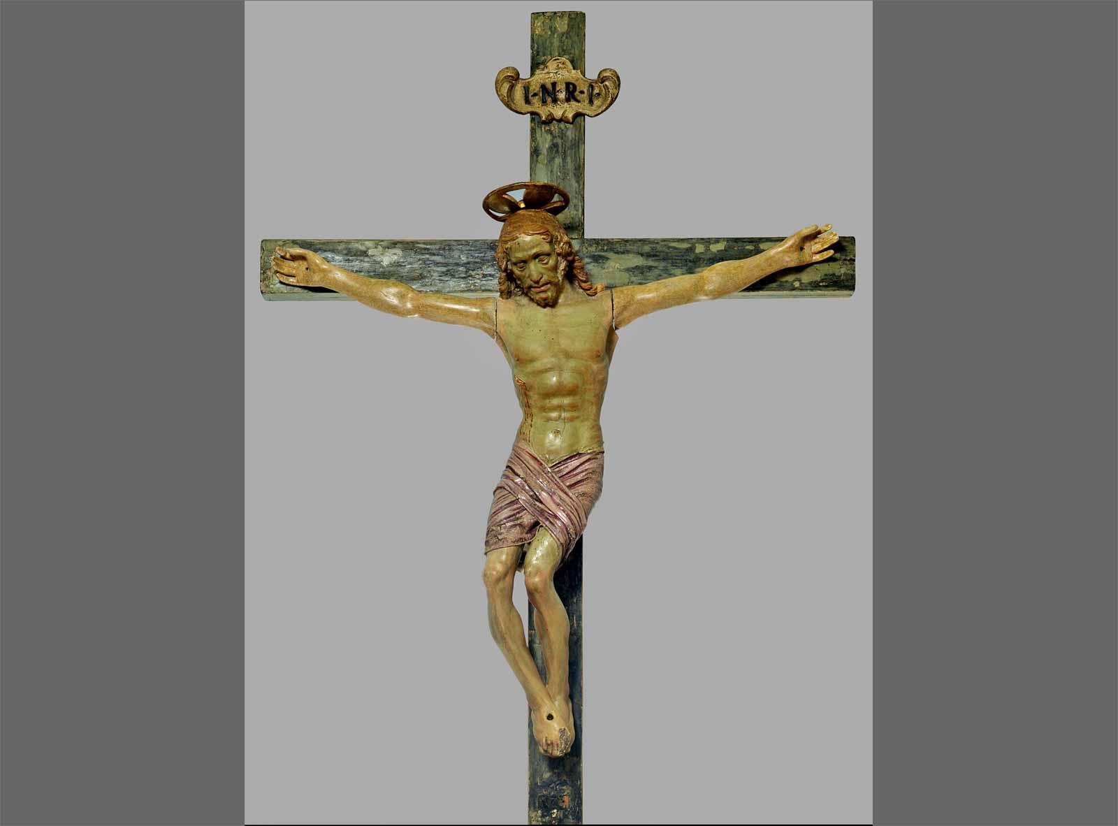 Andrea del Verrocchio and assistants Crucifix.