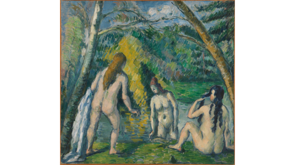 Paul Cezanne, Three bathers, between 1879 and 1882. Petit Palais, Museum of Fine Arts of the City of Paris.