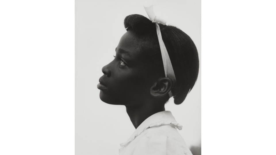Consuelo Kanaga Profile of a Young Girl from the Tennessee series, 1948