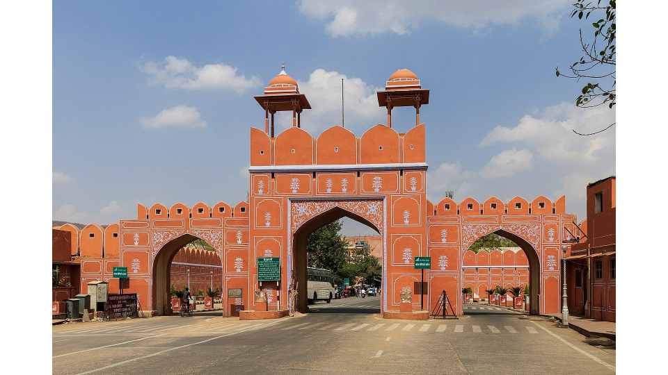 Jorawar Singh Gate in Jaipur, India