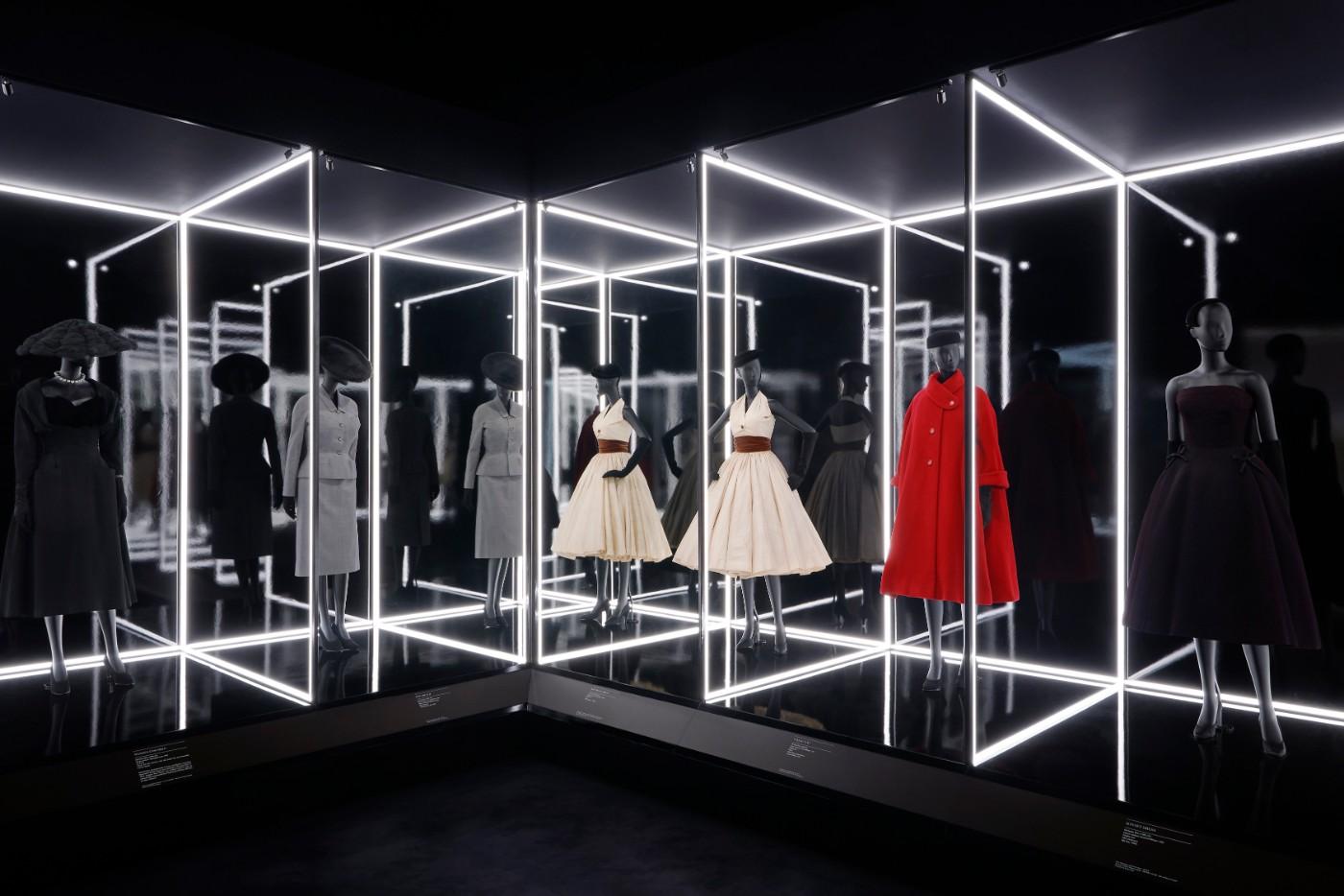 The V&A's Christian Dior Designer of Dreams exhibition, The Dior Line section