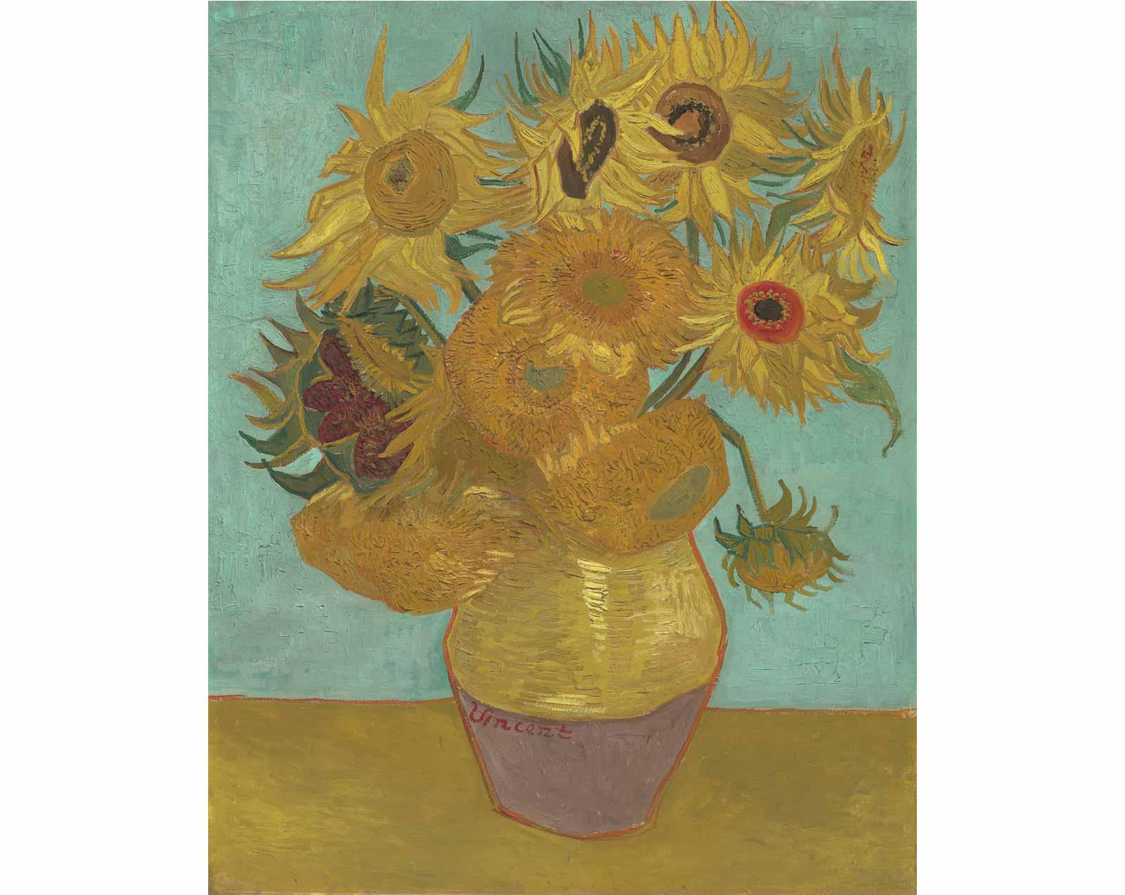 Sunflowers, 1889, by Vincent Willem van Gogh