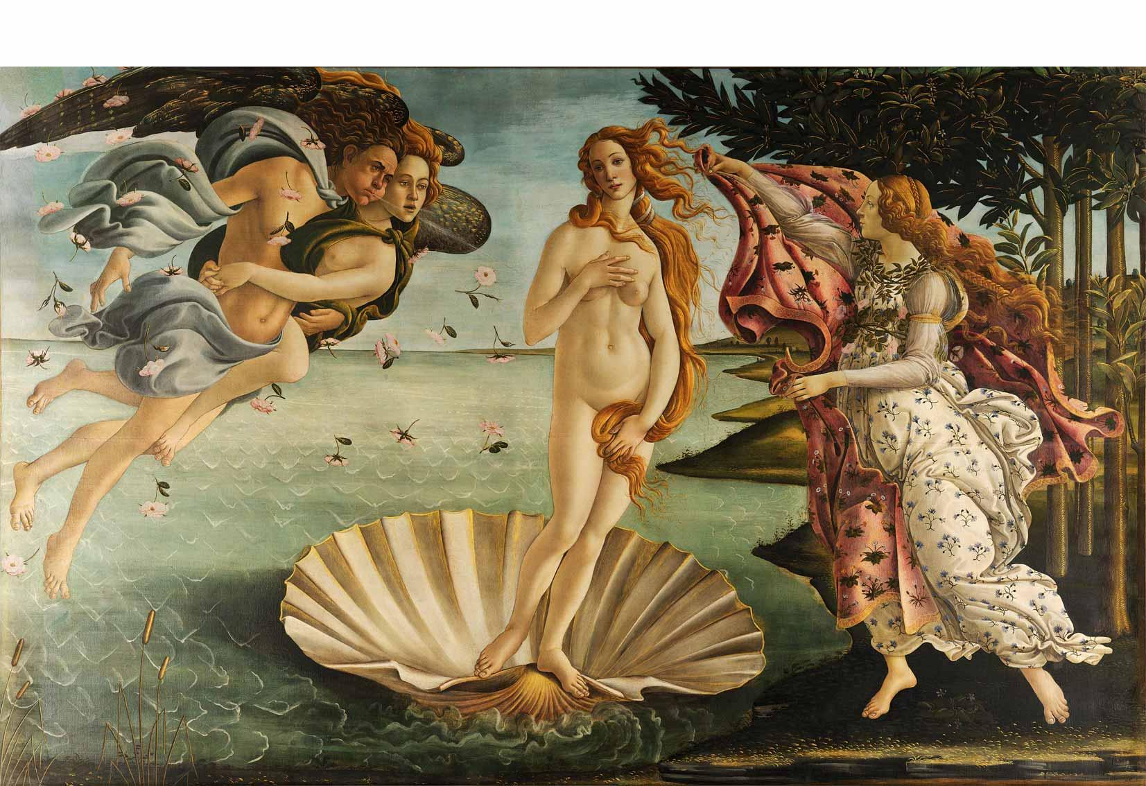 Sandro Botticelli, The Birth of Venus, c. 1484–1486.