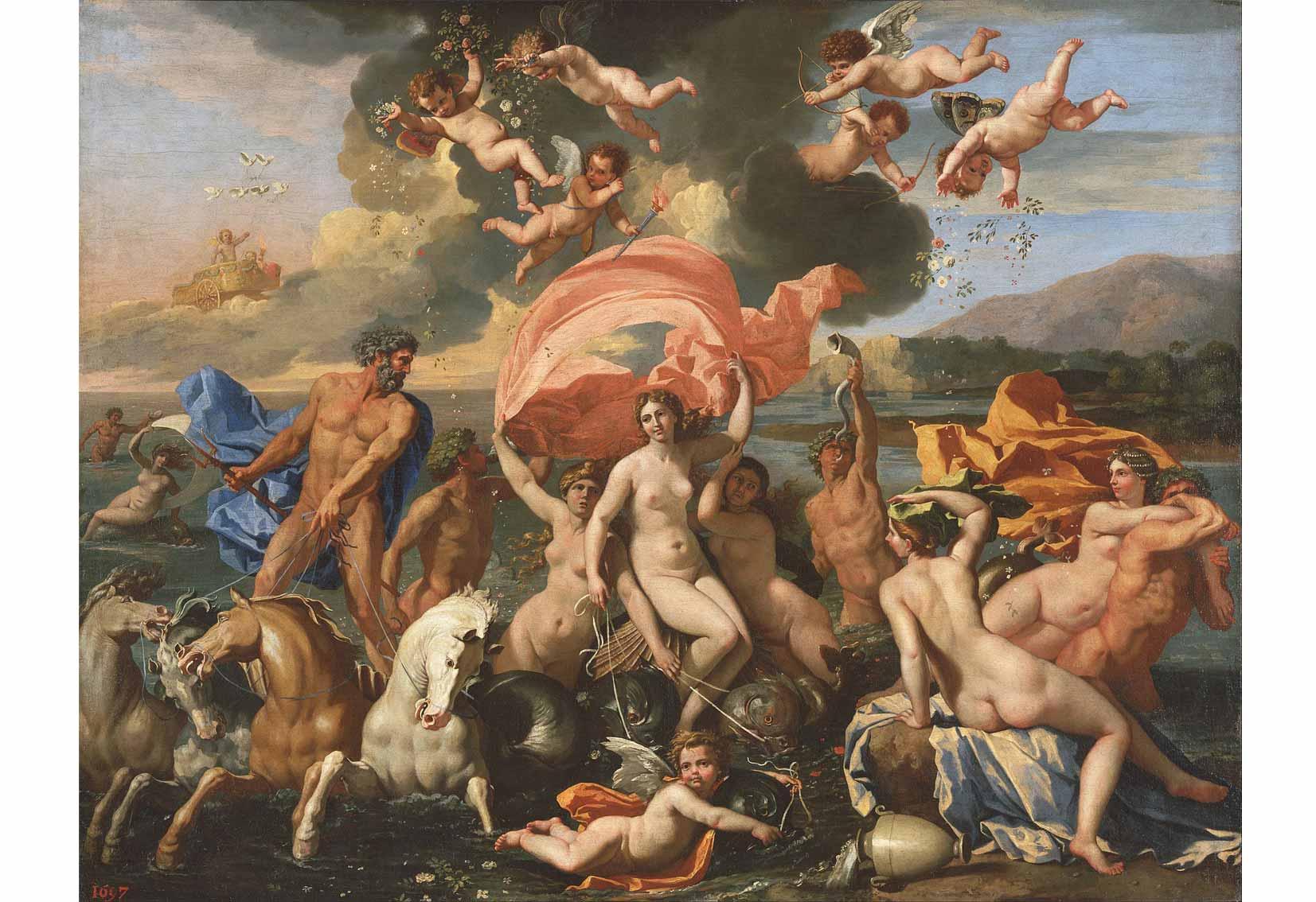 Nicolas Poussin, The Birth of Venus, 1635 or 1636.