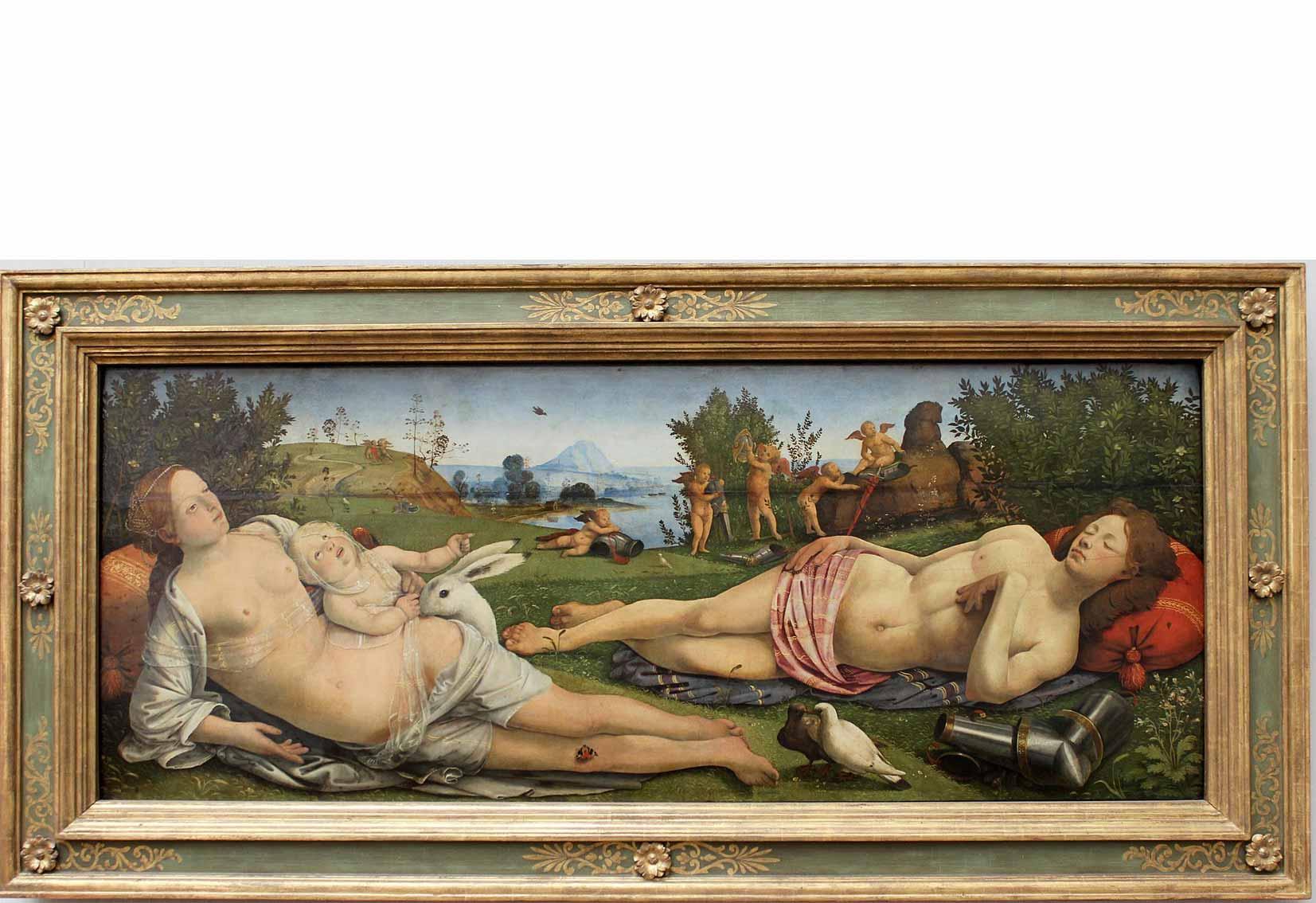 Piero di Cosimo, Venus, Mars and Cupid, c. 1505.