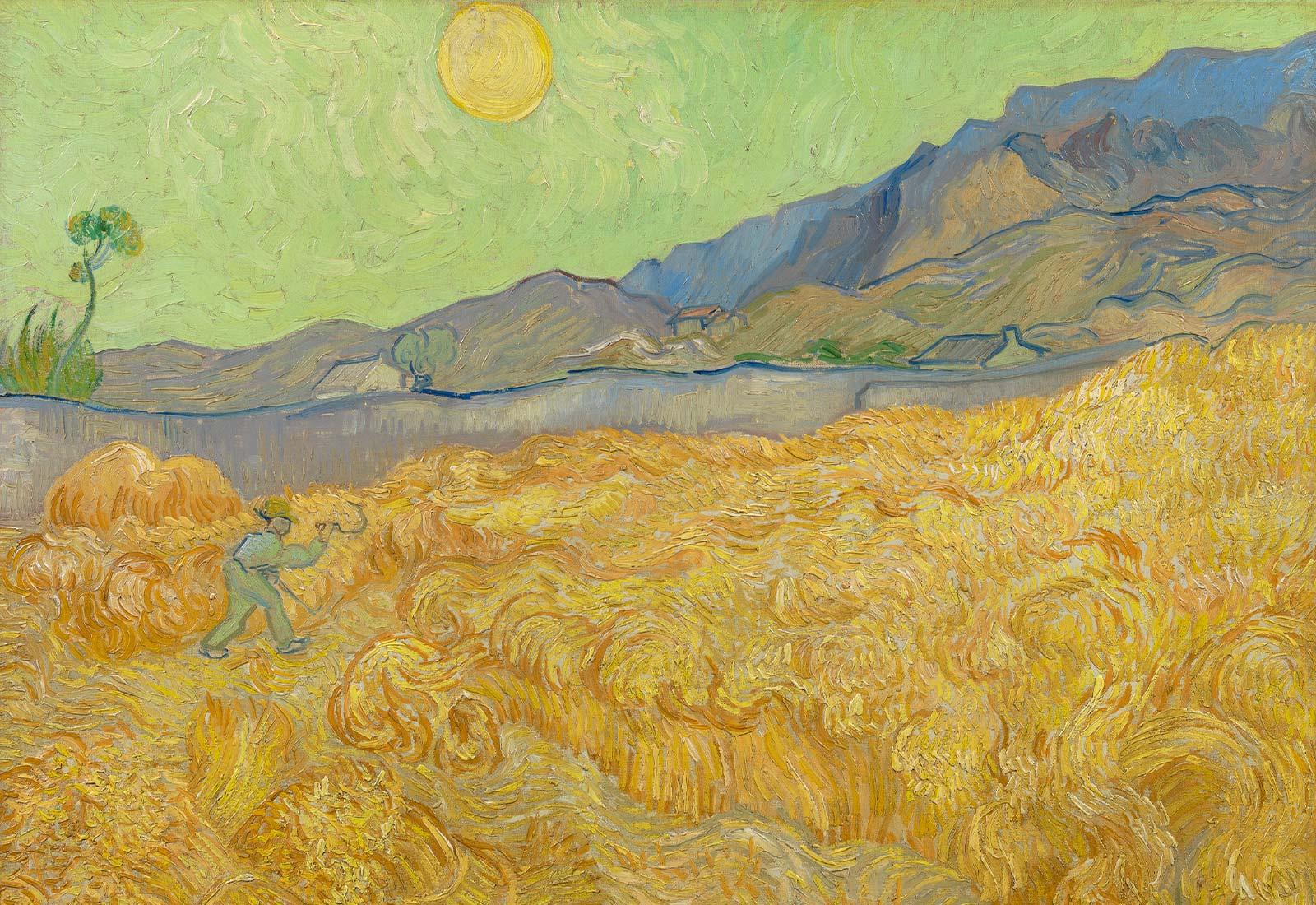 Vincent van Gogh, Wheatfield with a Reaper, 1889