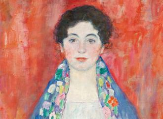 Portrait of Fräulein Lieser, unsigned. Painted by Gustav Klimt in 1917. 