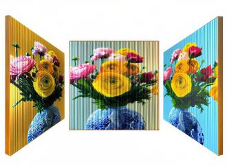 Gil Goren, Flowers of life, 2026, Acrylic paint on wood. 