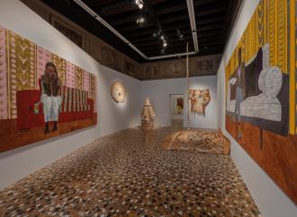 They Dream in Time, Uganda Pavilion, Venice Biennale in 2022. Images courtesy La Biennale di Venezia. Photos by Andrea Avezzù.