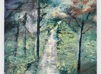 Celia Paul Two Trees After the Storm , 2025 Oil on canvas 72 x 60 inches (182.9 x 152.4 cm) © Celia Paul Courtesy the artist, Gladstone and Victoria Miro