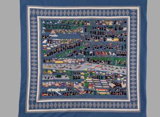 See Lee, Hmong story quilt, c1980, cotton,  Museum Purchase. Autry Museum; 91.42.1