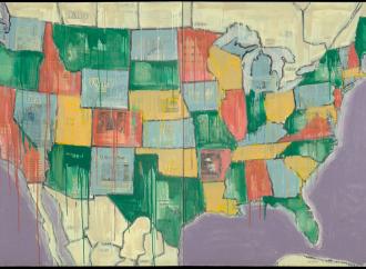 Jaune Quick-to-See Smith, Echo Map I, 2000