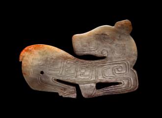 Horse-ShapedPendant, WesternZhouPeriod,1066-771 BCE  Jade  1.75x2.87x0.25in 