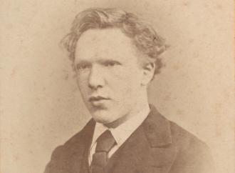 a photo in sepia tone of van gogh at 19 years old. described in more detail within the story.